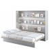 Sienas gulta 160 BED CONCEPT BC-14, balts glancēts